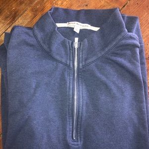 Peter Millar Men’s Navy Quarter Zip Large